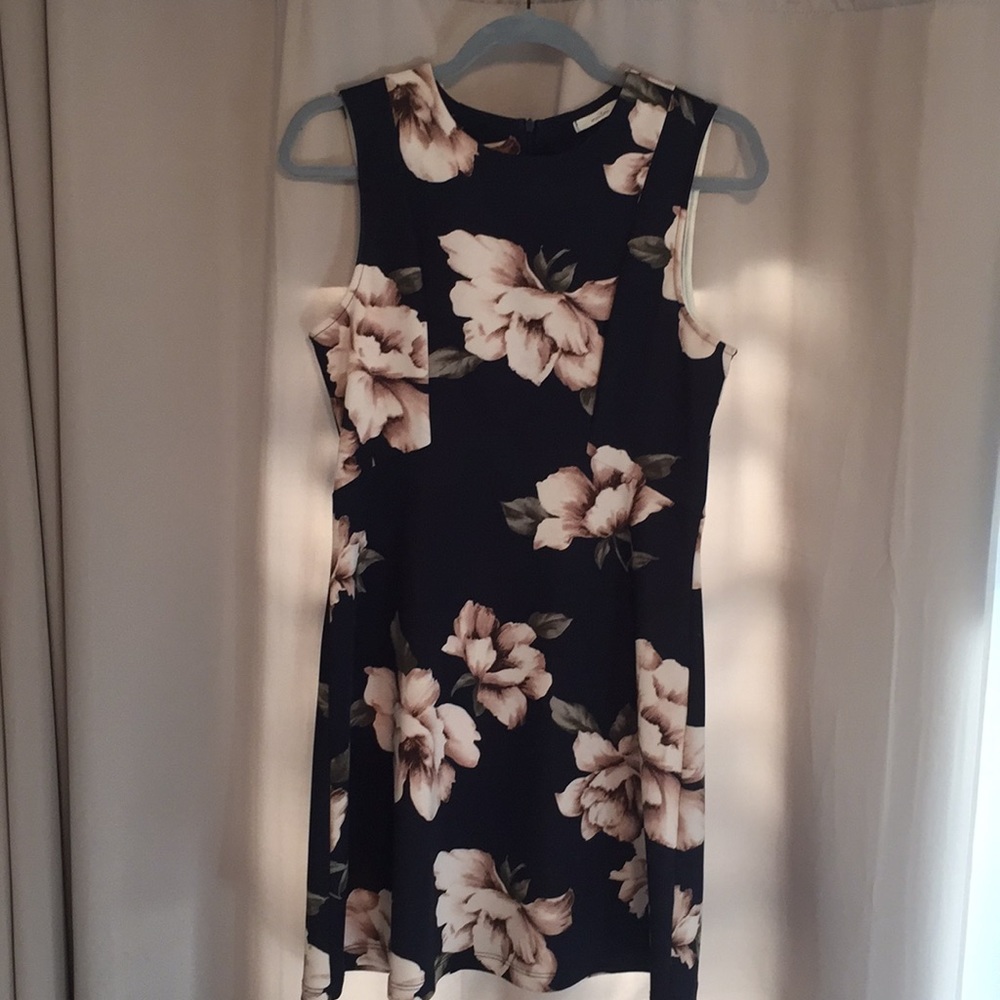 Stretch fit and flare dress